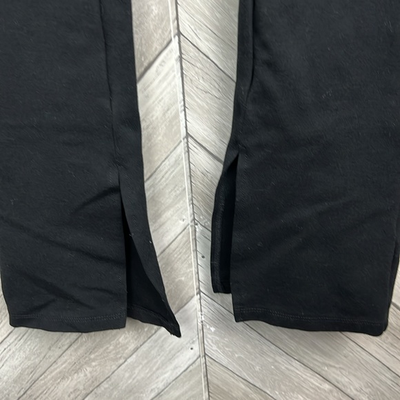 A NEW DAY Women's High Waisted Split Hem Flare Leggings SIZE L - Picture 4 of 8